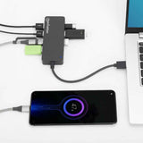 Manhattan 7-Port USB Hub A Male A Female 5Gbps Black TekShack