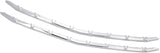 Front Grille Overlay Trim 4 Piece Set Chrome Finish