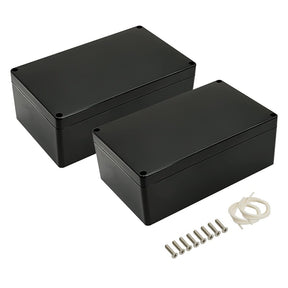 Plastic Project Box 7.87" X 4.72" X 2.95" Black TekShack