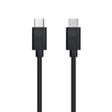 USB-C to Micro USB Cable, 3ft Black Data Transfer & Charging Cord TekShack