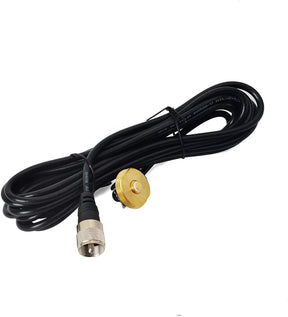 TCJ-N1 NMO Mount – 13ft Coax, PL-259, 3/8" to 3/4" Hole TekShack
