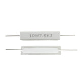 Cement Resistor 10W Resistance 10 Watt ±5% Power Resistors (100 Ohm - 100K Ohm) TekShack
