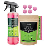 WASH&WHIPS Pit Stop Glass Cleaner / All Surface Cleaner Refill Tablets (Makes 5 Gallons) WASH & WHIPS