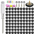 GOOSLA Car Roof Headliner Repair Kit 90 Set Black Grid A1101