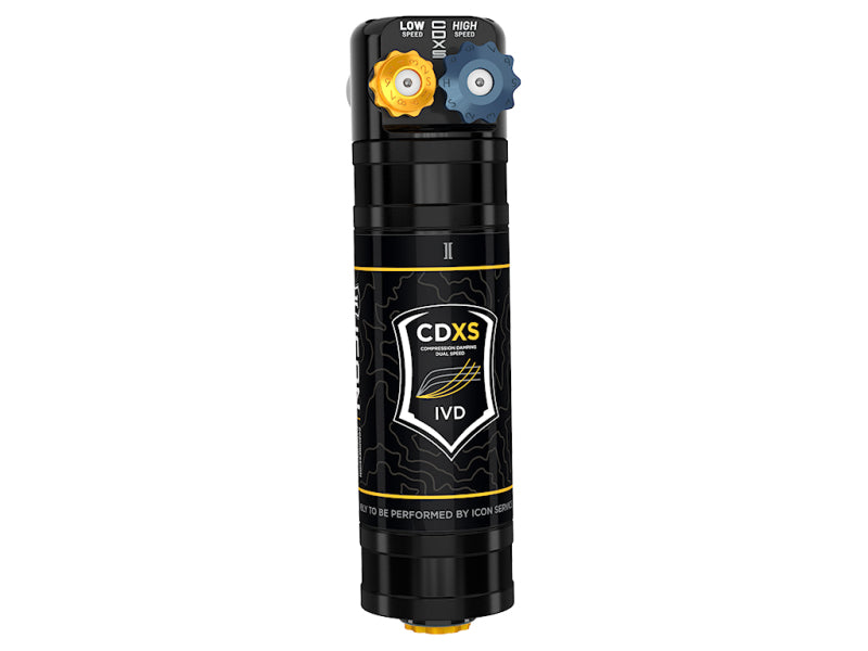 ICON 24+ Toyota Tacoma Remote Reservoir Shocks w/ CDXS 0-1in. Lift- (Rear)