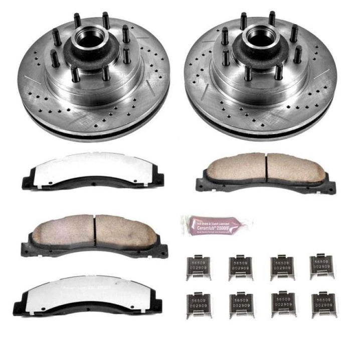 Kit de freins avant Power Stop 17-18 pour camion et remorquage Ford E-450 Super Duty Z36