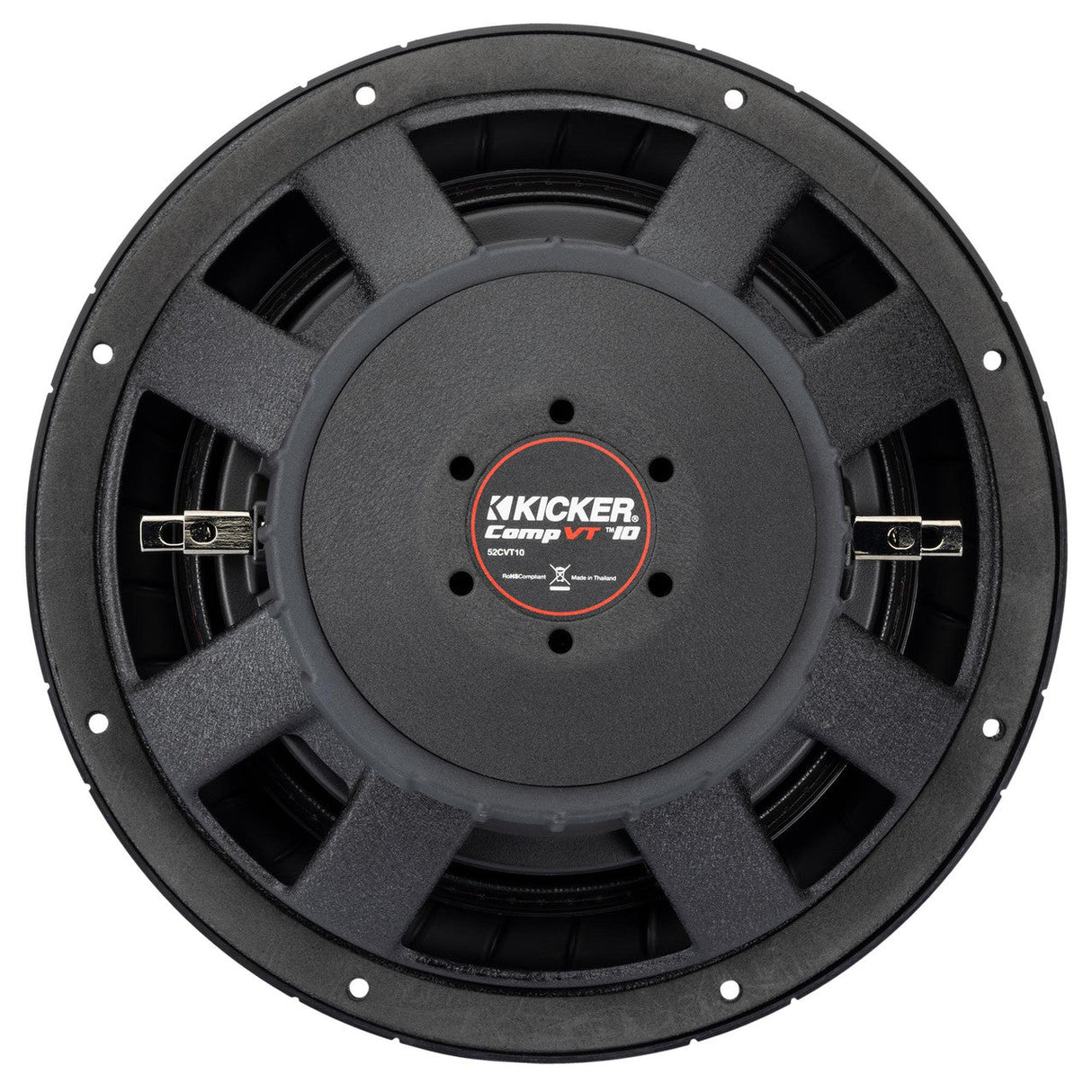 Kicker CVT102 | 10" 375W RMS Shallow Subwoofer 2-Ohm
