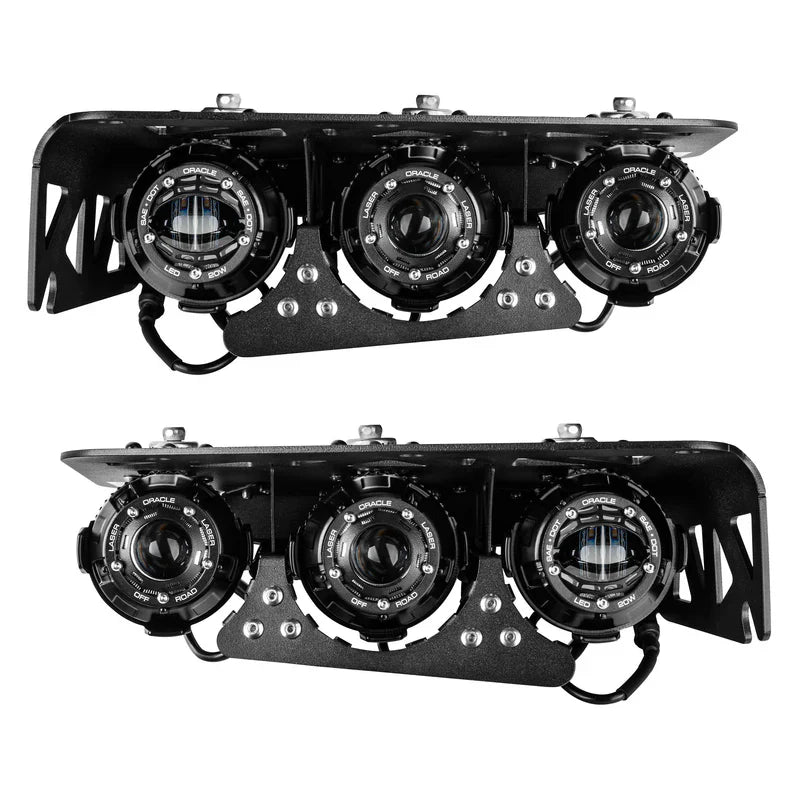 Oracle Lighting Off Road Laser AUX Light + LED Fog Light Kit I '21- Current Ford Bronco