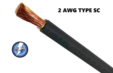2 AWG Type SC Entertainment and Stage Lighting Cable 25 FT ACDCWIREANDSUPPLY