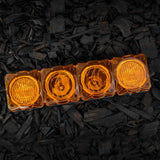KCHilites FIex ERA LED Light Bar 10" Amber Light Shield I '21- Current Ford Bronco