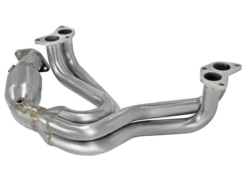 aFe 12-17 Collecteur à tube long en acier inoxydable 304 torsadé pour Toyota 86 / FRS / BRZ avec catalyseur