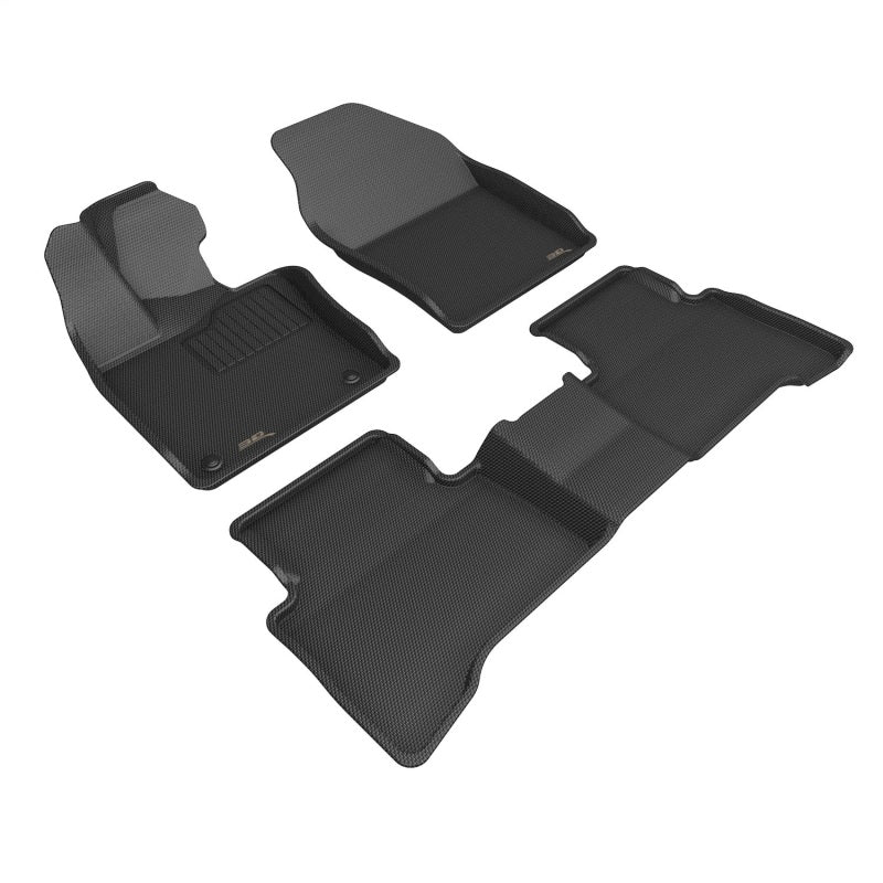 Tapis de sol 3D MAXider 2023 Toyota Prius Kagu Noir - Rangée 1/2