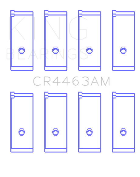 Jeu de roulements de bielle King Engine Bearings Honda Civic 1438Cc (taille +0,25 mm)