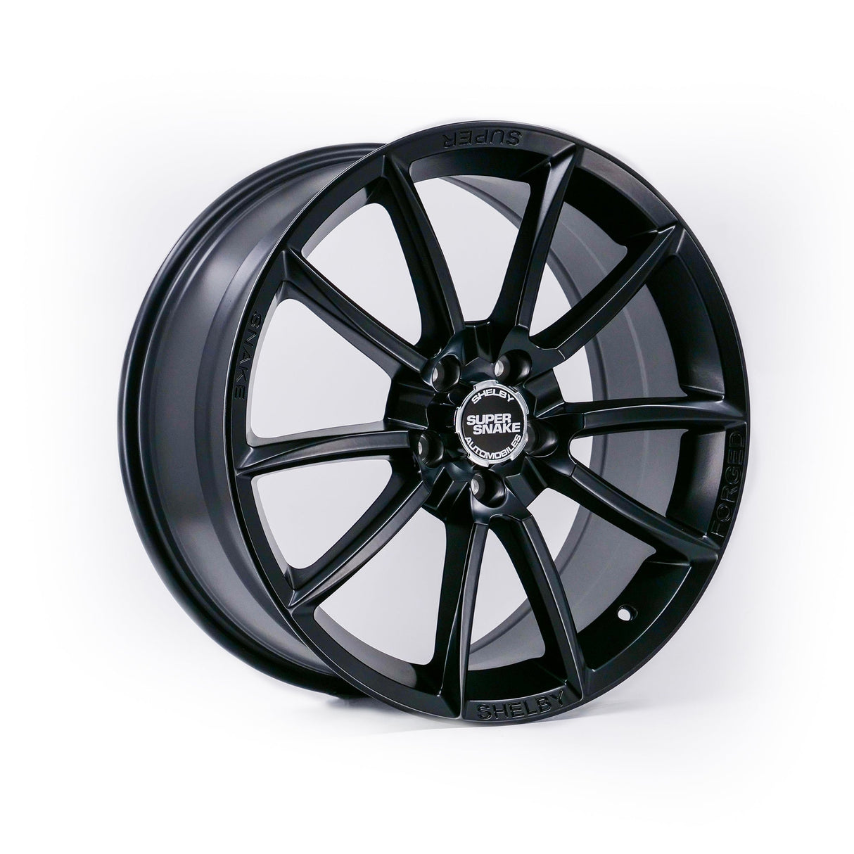 19 x 8.5 5x114.3 1pc Matte Black Wheels For Ford Mustang Shelby