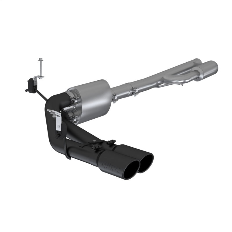 MBRP 2019+ Chevrolet Silverado 1500 4,5 L/5,3 L Pré-essieu Sortie double côté avec embout OD 4 po - Revêtement noir