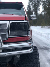 Complete Performance Six Piece Smoked Headlight Kit - 1992-1997 Ford F-Series & Bronco Complete Performance