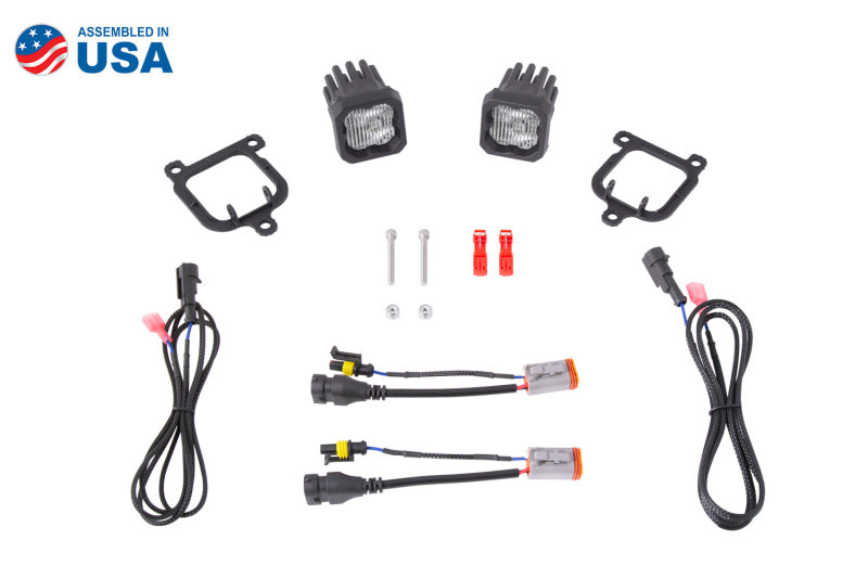 Kit de feux antibrouillard à LED Diode Dynamics 21-24 Ford Bronco Sport SSC1