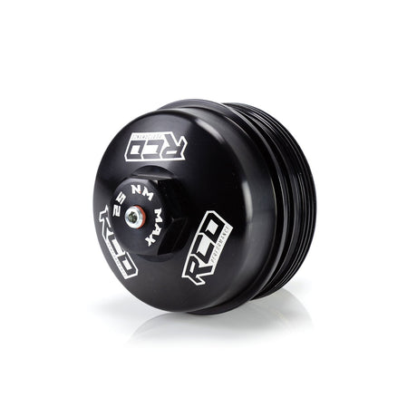 6.0L / 6.4L Ford Power Stroke Billet Aluminum Oil Filter Cap / Lower Fuel Filter Cap