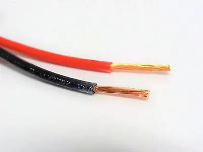 16 GAUGE TFFN TEWN WIRE BLACK + RED 100 FT EA 600V COPPER STRANDED GROUND WIRE ACDC Wire And Supply