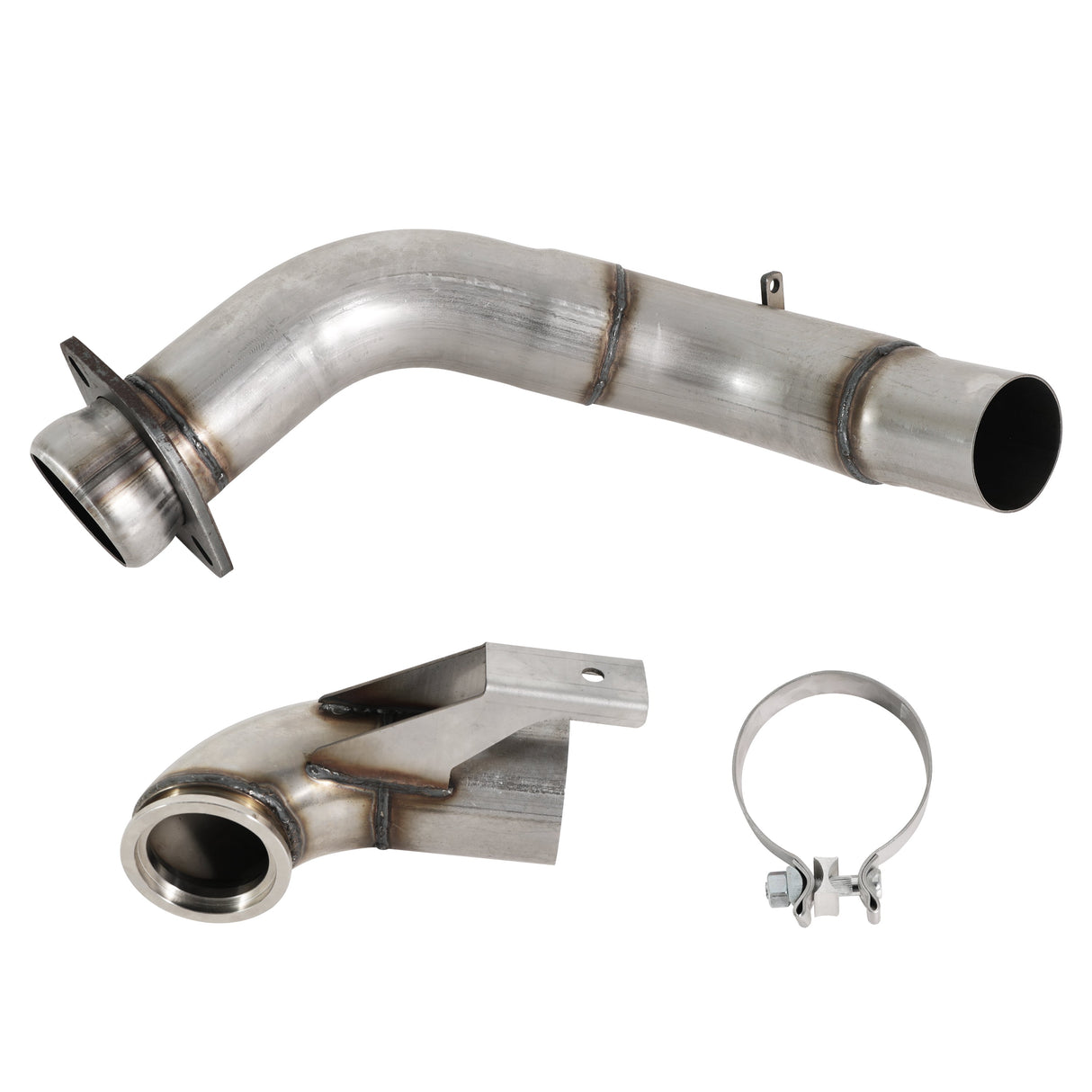 TruckTok 2015-2019 6.7L Ford powerstroke 4" downpipe Exhaust TruckTok