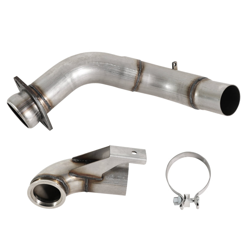 TruckTok 2015-2019 6.7L Ford powerstroke 4" downpipe Exhaust