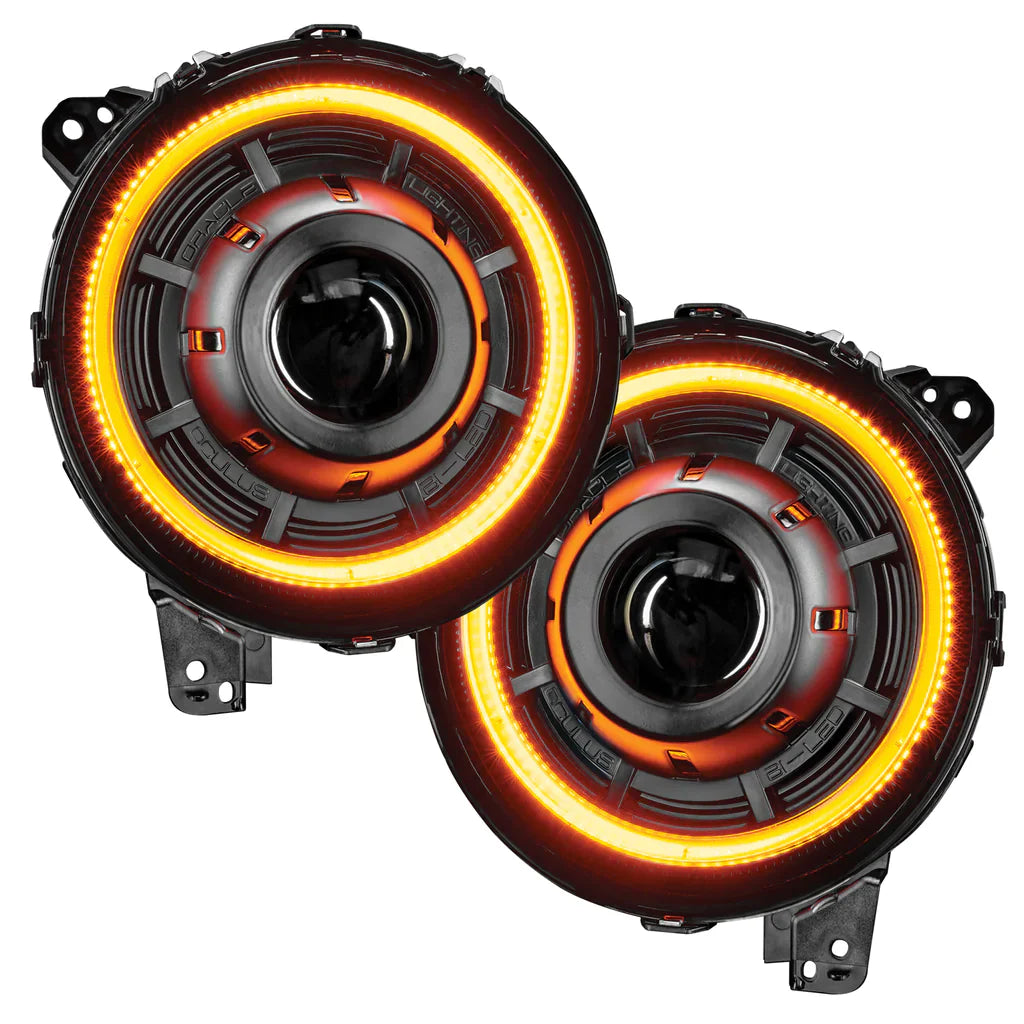 Oracle Lighting Oculus™ Switchback BI-LED Projector Headlights | '18+ JL Wrangler/ '20+ JT Gladiator