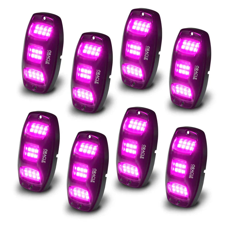 Oracle Lighting Colorshift RGB + Wheel Well Rock Light Kit I '21- Current Ford Bronco