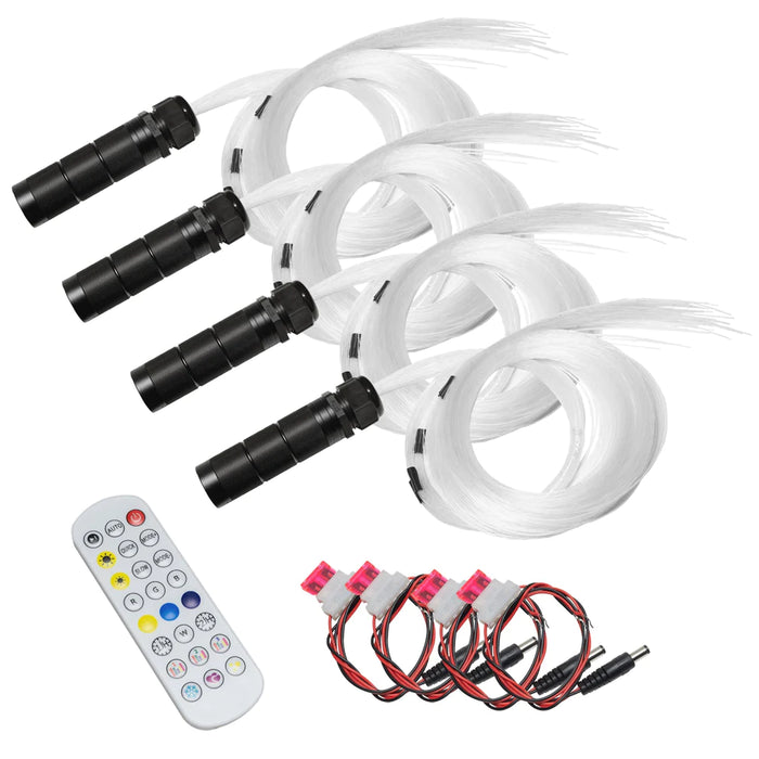 KIT DE LIGNE DE ROUE À FIBRE OPTIQUE ORACLE LIGHTING COLORSHIFT RVB+W - LED 40 W/ 600 FIBRES 