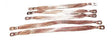 UNIVERSAL ENGINE GROUND STRAP 5 PC TRUCK/CAR SET U.S.A MADE BARE COPPER ACDCWIREANDSUPPLY