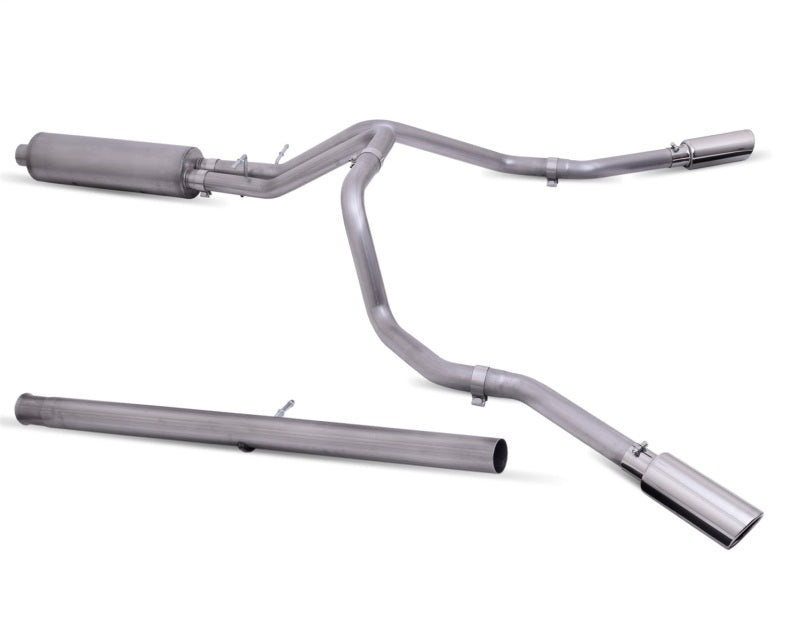 Gibson 20-22 Silverado/GMC Sierra 2500 HD 6,6 L Crew Cab (Long Bed) Cat-Back Dual Extreme Exhaust