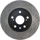 StopTech 02 Lexus ES 250/300/330/350 / 05-07 Toyota Avalon Slotted & Drilled Right Front Rotor