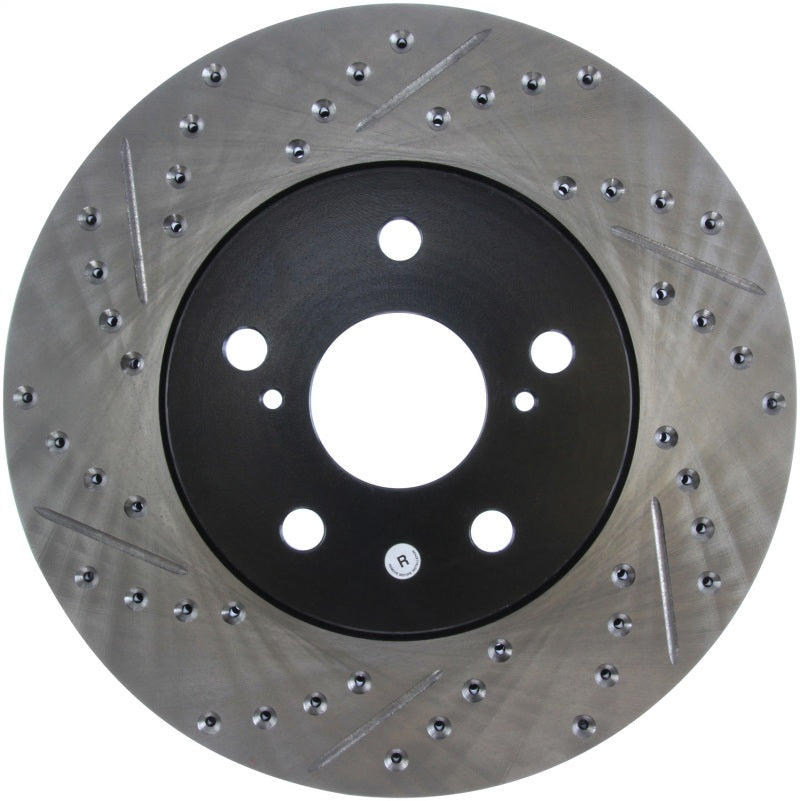 Rotor avant droit fendu et percé StopTech 02 Lexus ES 250/300/330/350 / 05-07 Toyota Avalon