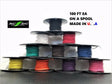 1000' AUTOMOTIVE WIRE 20 AWG HIGH TEMP TXL STRANDED WIRE 10 COLORS 100 FT EA ACDCWIREANDSUPPLY