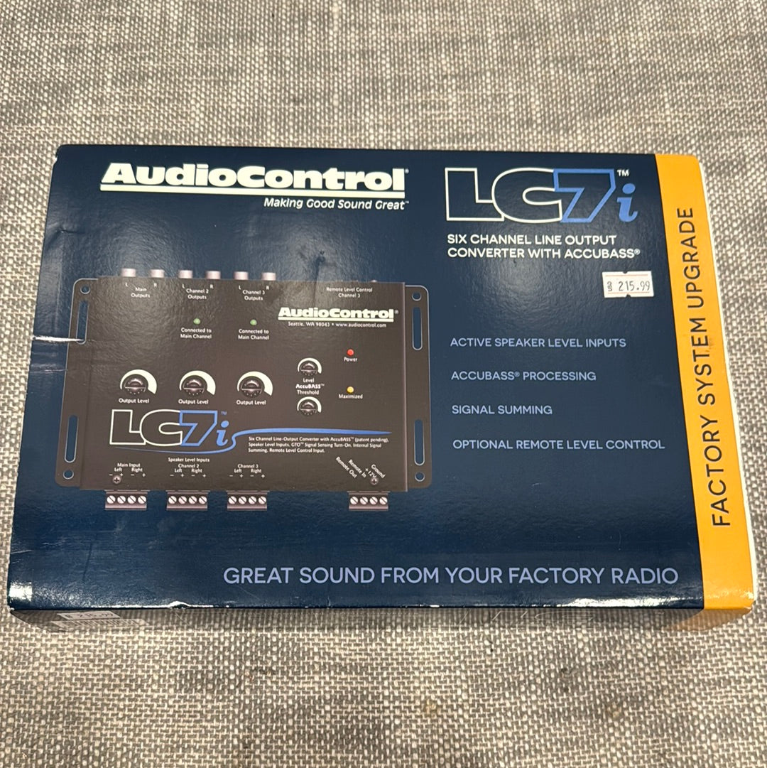 Convertisseur de sortie de ligne LC, 7I pour contrôle audio