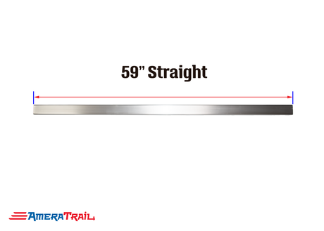 59 X 3 X 3" Straight Cross Member, 1/4" Wall, Structural Aluminum