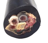 Trailer Cable Wire Harness 14-6 14 Gauge 6 Wire Jacketed Blk ROUND USA 25 feet AC/DC WIRE AND SUPPLY