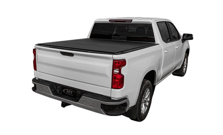 Housse de siège arrière à trois volets LOMAX Access, finition en uréthane noir, pour Toyota Tacoma 16-20 - lit de 5 pieds (sans housse rigide d'origine)