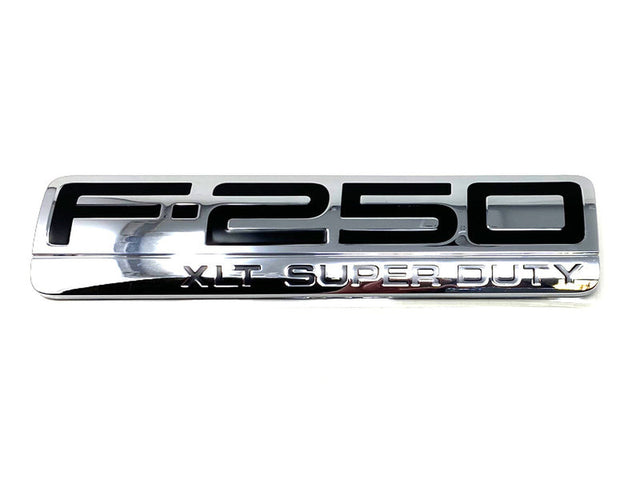 5C3Z16720EB OE F-250 XLT Super Duty Emblem, 2003.5-2007 Ford 6.0L Powerstroke Ford OEM