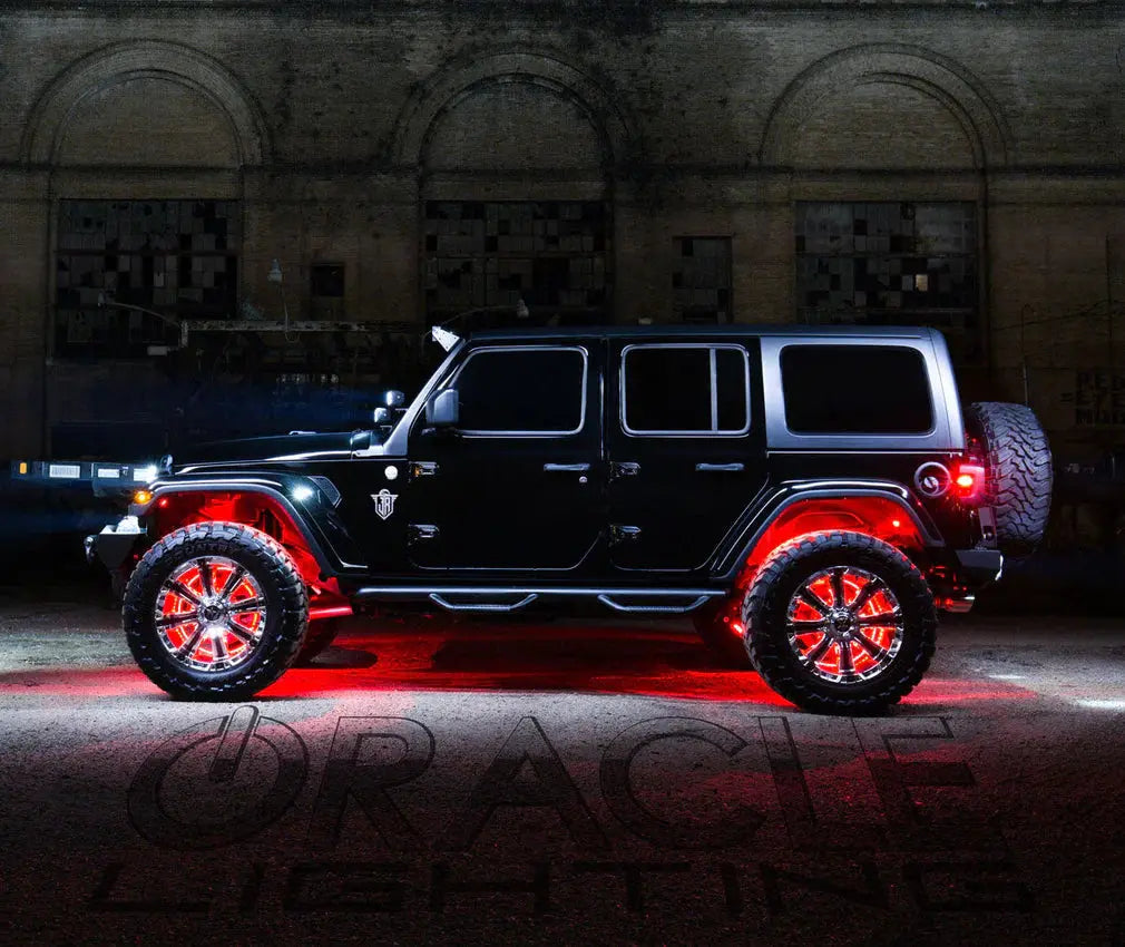 ORACLE LIGHTING LED ILLUMINATED WHEEL RINGS - COLORSHIFT oracle