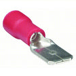 22-16 AWG 4.8MM (MALE) RED Spade Wire Connector TekShack