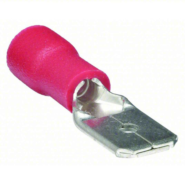 22-16 AWG 4.8MM (MALE) RED Spade Wire Connector TekShack