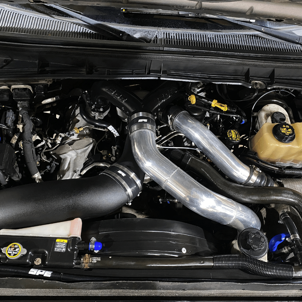 SPE Motorsport 2011-2026 6.7L Powerstroke Coolant Hose Reroute Kit