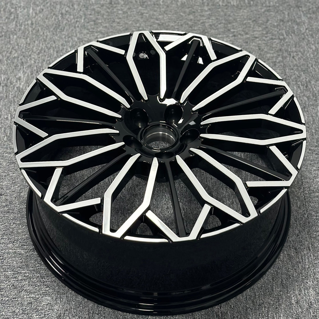 Lexus RX Style Wheels Aviation Grade Forged Aluminum Alloy Rims 20 x 8.0 5x114.3 Black Machine Face Set of 4