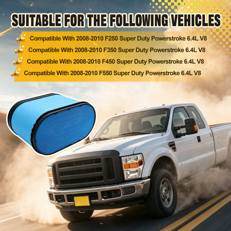 Trucktok 2008-2010 6.4L Ford Powerstroke Diesel Air Filter Replaces FA1886 TruckTok