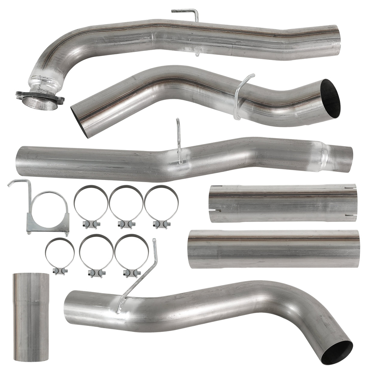 TruckTok 2020-2023 6.6L Duramax L5P 5" DPF Delete pipe & 3.5" Downpipe w/EGR Delete kit TruckTok