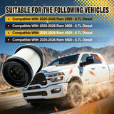 Trucktok 2025-2026 6.7L Ram Primary & Secondary Fuel Filter Replace 68677800AA TruckTok