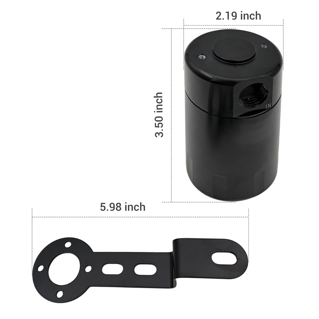 Trucktok 2014-2018 5.3L 6.2L Chevy GMC 1500 Tahoe Yukon Oil Catch Can Separator Kit TruckTok