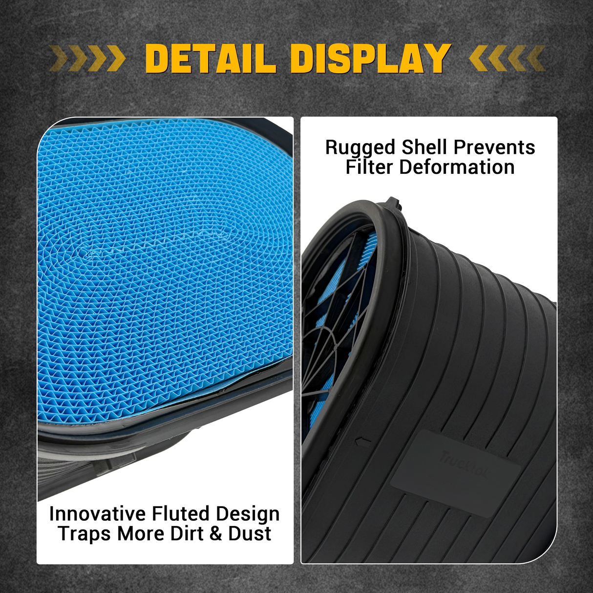 Trucktok 2003-2007 6.0L Ford Powerstroke Diesel Air Filter Replaces FA1778 TruckTok
