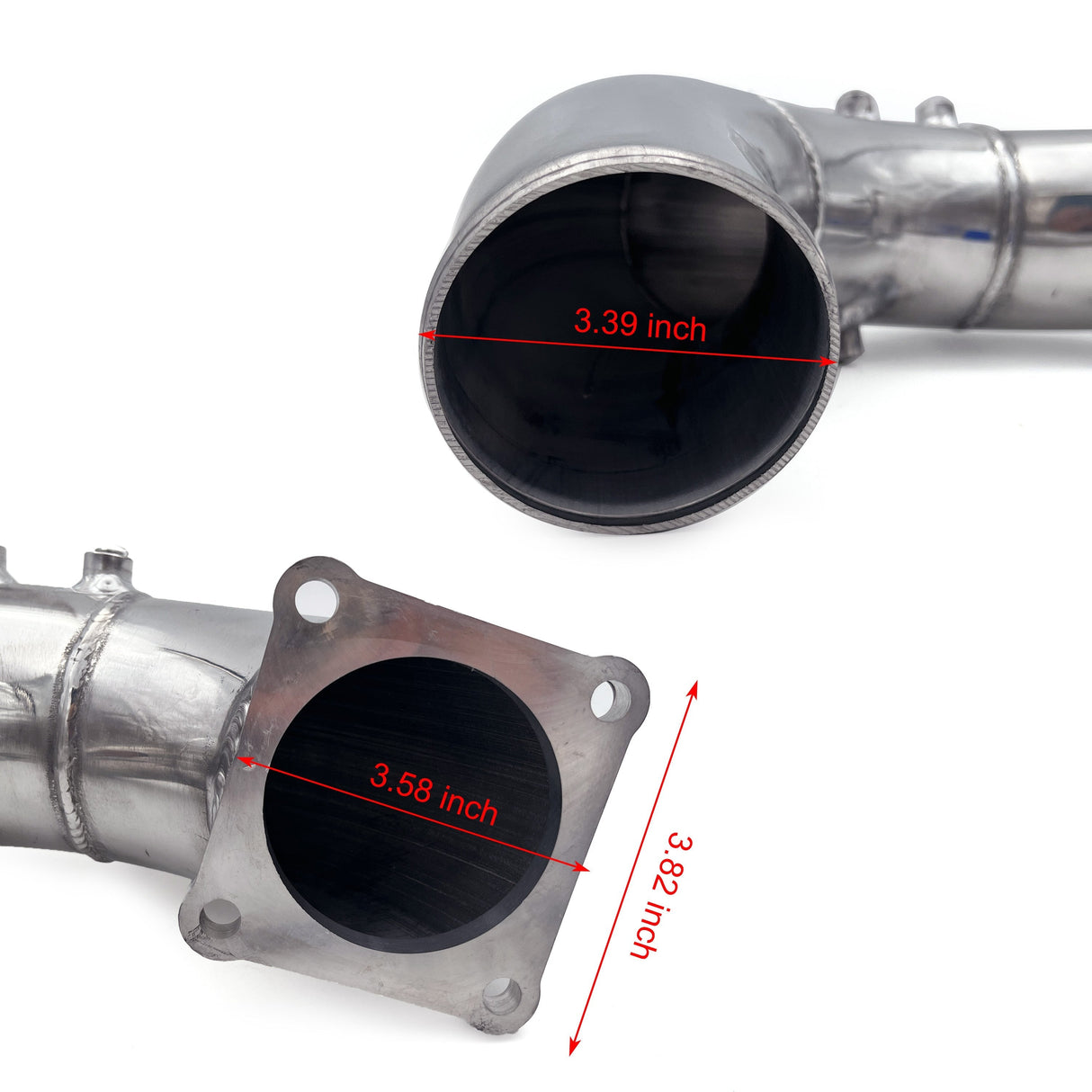 TruckTok 1994-1998 5.9L 12V Dodge Cummins Diesel 3.5" Air Intake Elbow Charge Pipe Generic TruckTok