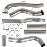 TruckTok 2017-2019 6.6L Duramax L5P 5" DPF Delete pipe & 3.5" Downpipe w/EGR Delete kit TruckTok